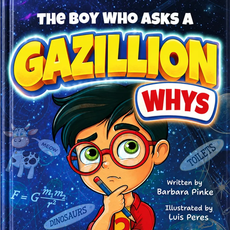 The Boy Who Asks a Gazillion Whys, STEM picture book by Barbara Pinke