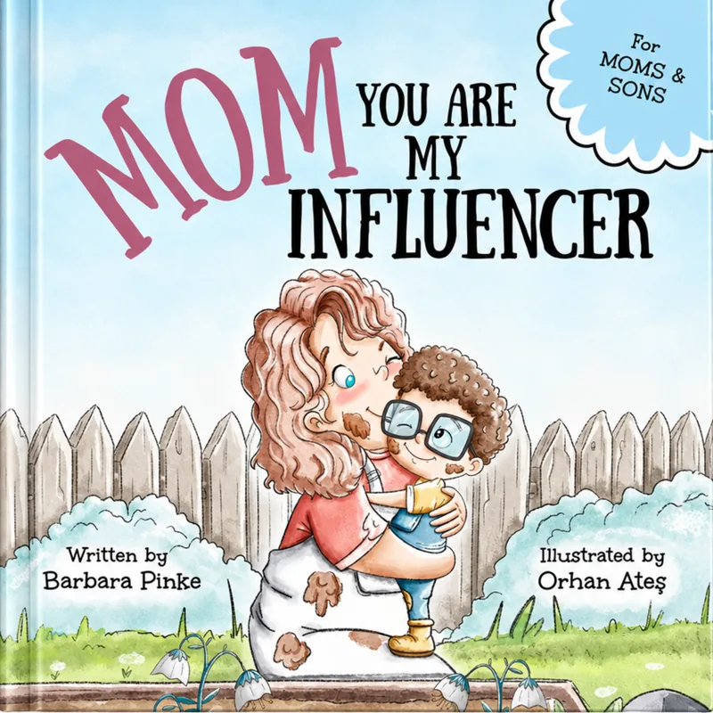 Mom, You Are My Influencer (Mom & Son Edition), picture book by Barbara Pinke